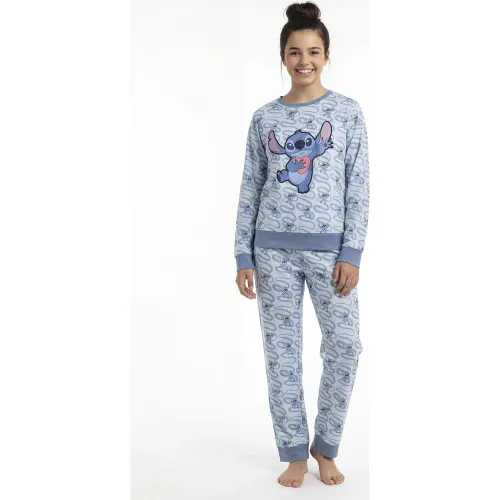 Pijama Kayser Jovencita Pantalon Plush color azul | Platanitos