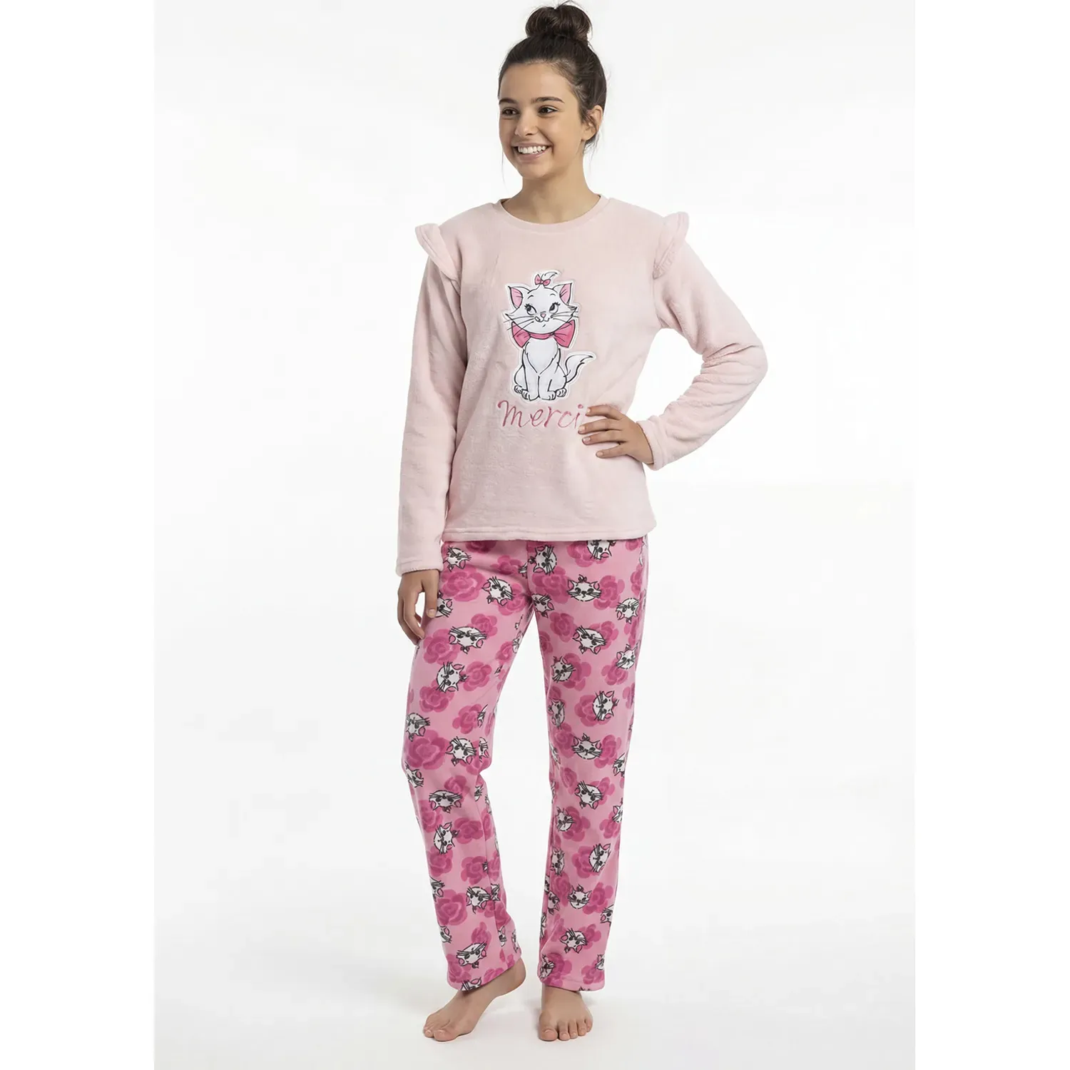 Pijama Kayser Jovencita Pantalon Polar color rosado | Platanitos