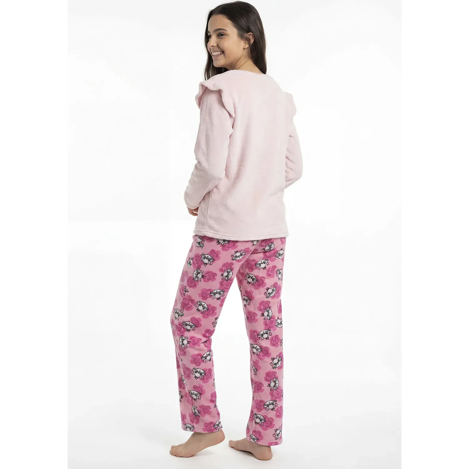 Pijama Kayser Jovencita Pantalon Polar color rosado | Platanitos