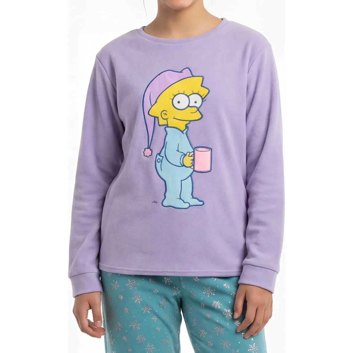 Pijama Kayser Jovencita Pantalon Polar color lila | Platanitos