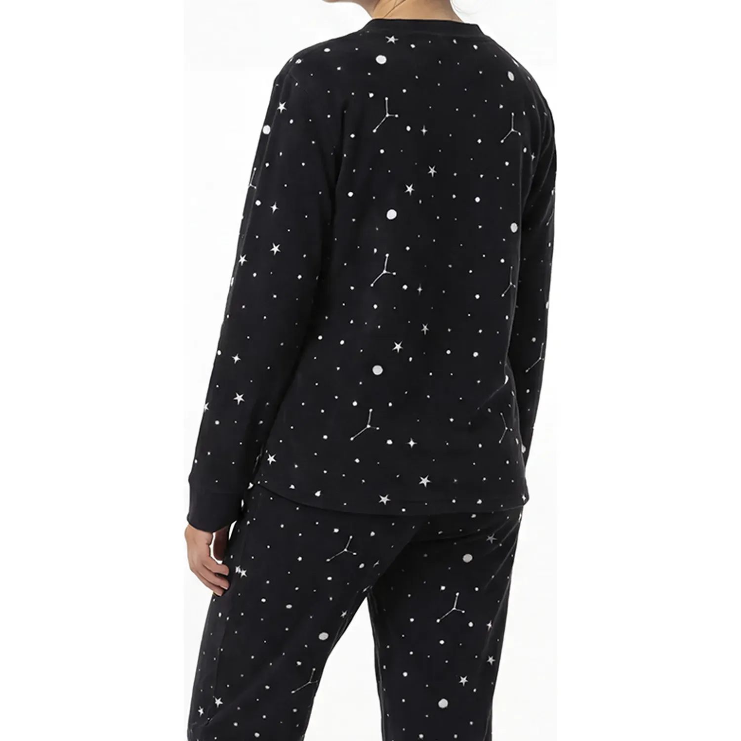 Pijama Kayser Jovencita Pantalon Polar color negro | Platanitos
