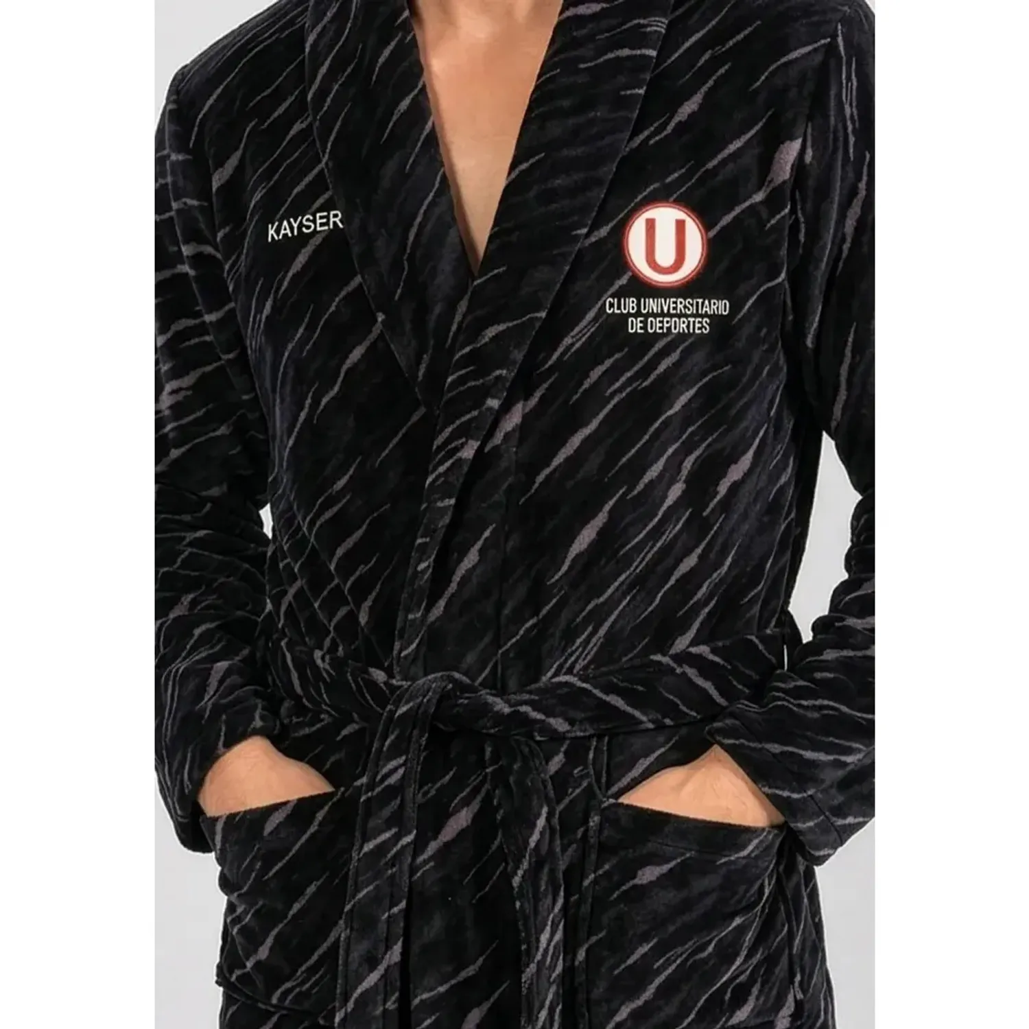 Kayser Pijama Kayser Jovencito Enterizo Coral Fleece color negro | Platanitos