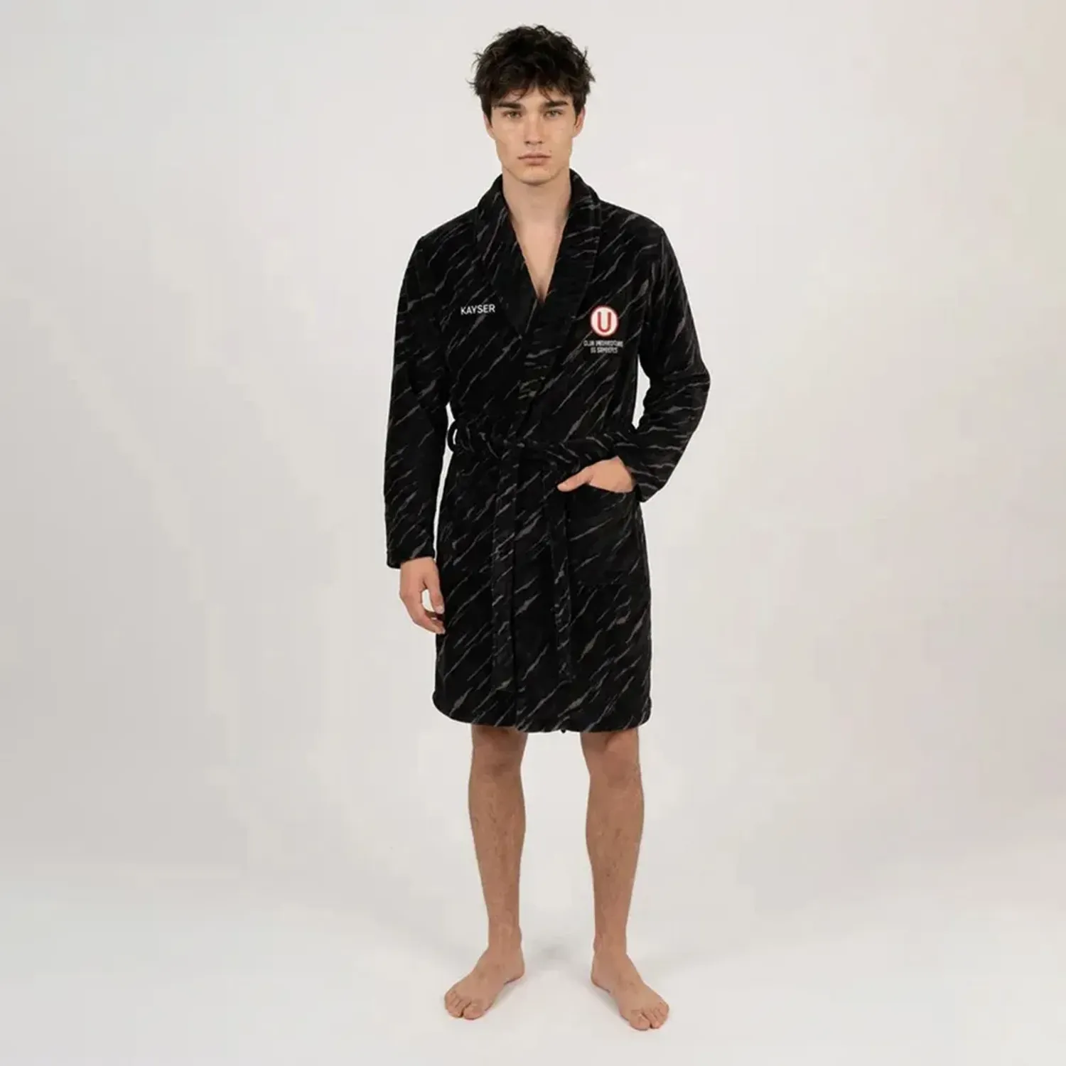 Kayser Pijama Kayser Jovencito Enterizo Coral Fleece color negro | Platanitos