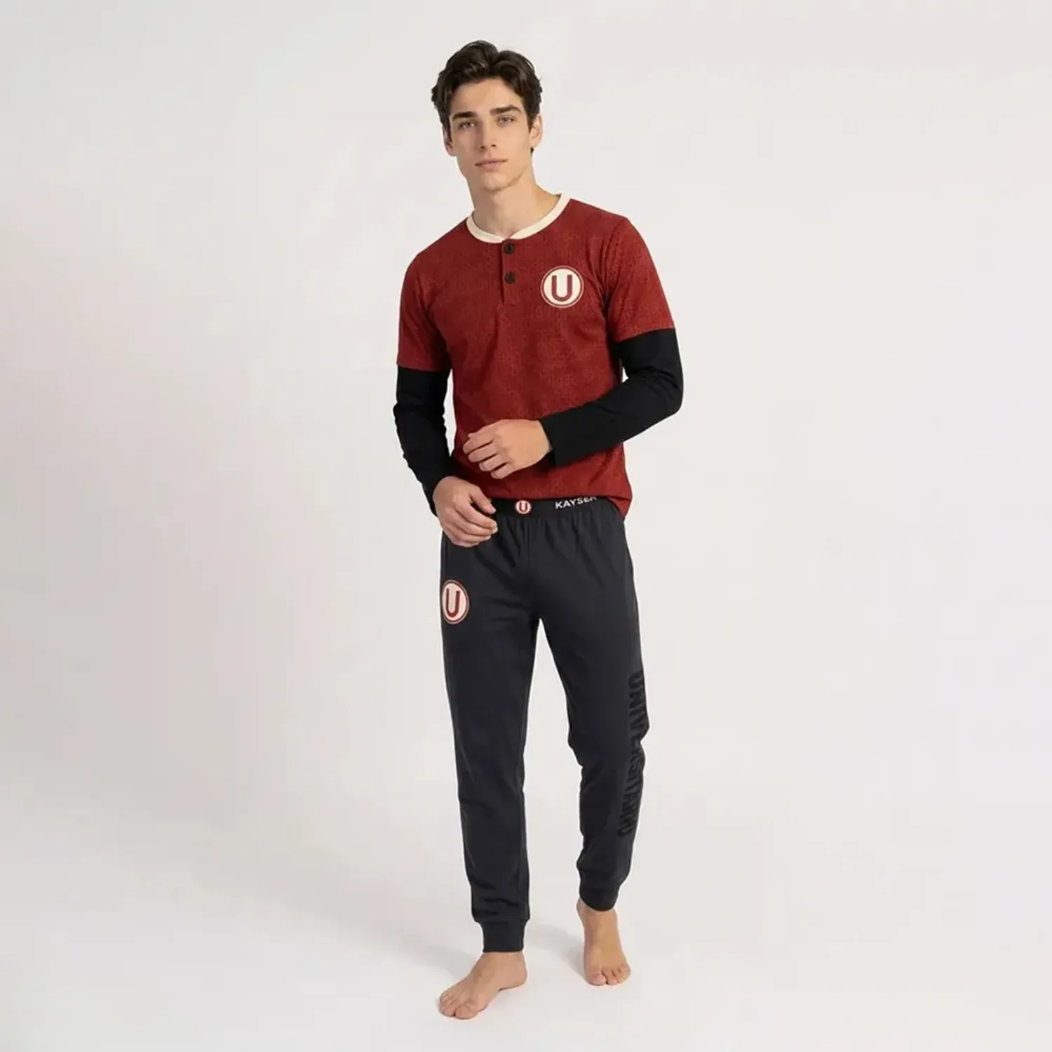 Kayser Pijama Kayser Jovencito Pantalon Algodon color negro | Platanitos