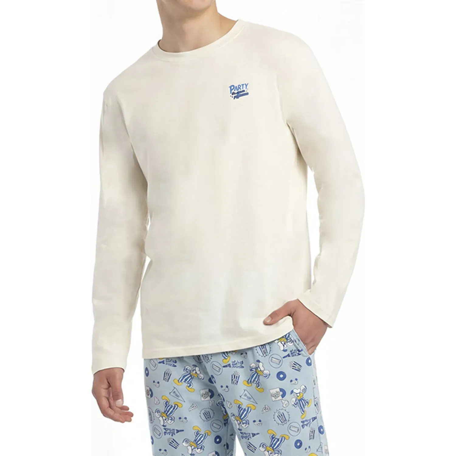 Pijama Kayser Jovencito Pantalon Algodon color marfil | Platanitos