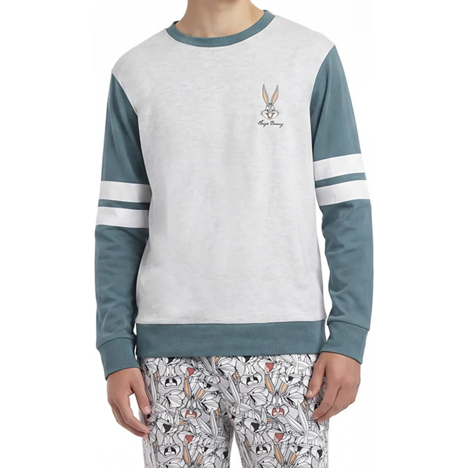 Pijama Kayser Jovencito Pantalon Algodon color gris | Platanitos