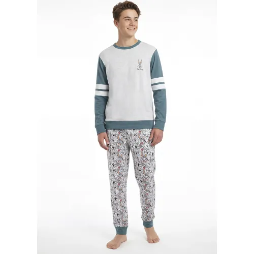 Pijama Kayser Jovencito Pantalon Algodon color gris | Platanitos