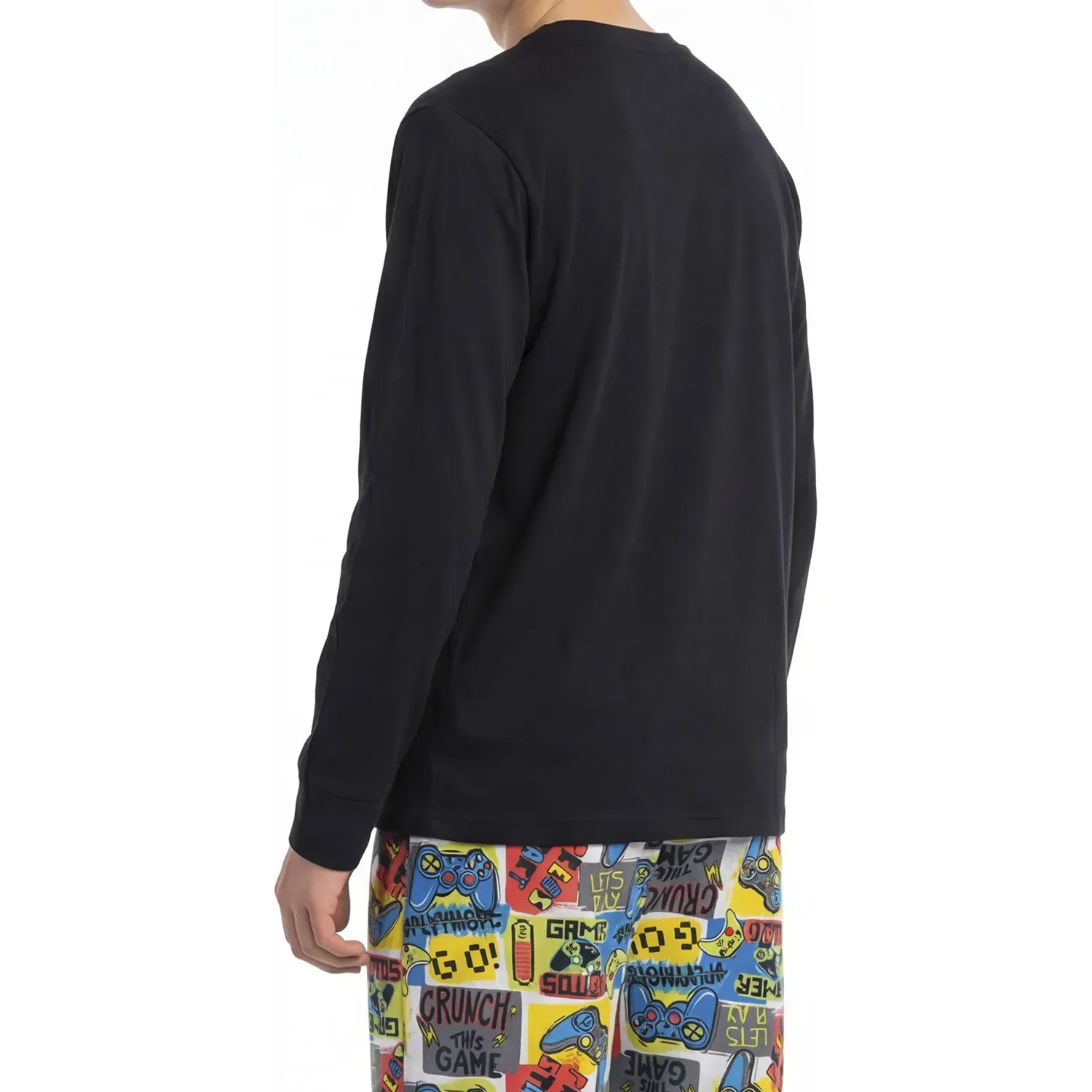 Pijama Kayser Jovencito Pantalon Algodon color negro | Platanitos