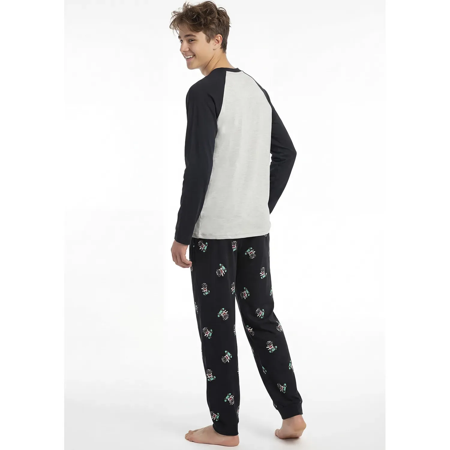 Pijama Kayser Jovencito Pantalon Algodon color gris | Platanitos