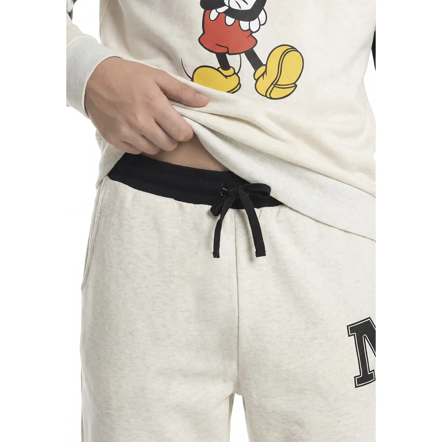 Pijama Kayser Jovencito Pantalon French Terry color gris | Platanitos