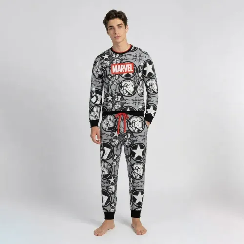 Pijama Kayser Jovencito Pantalon Plush color negro | Platanitos