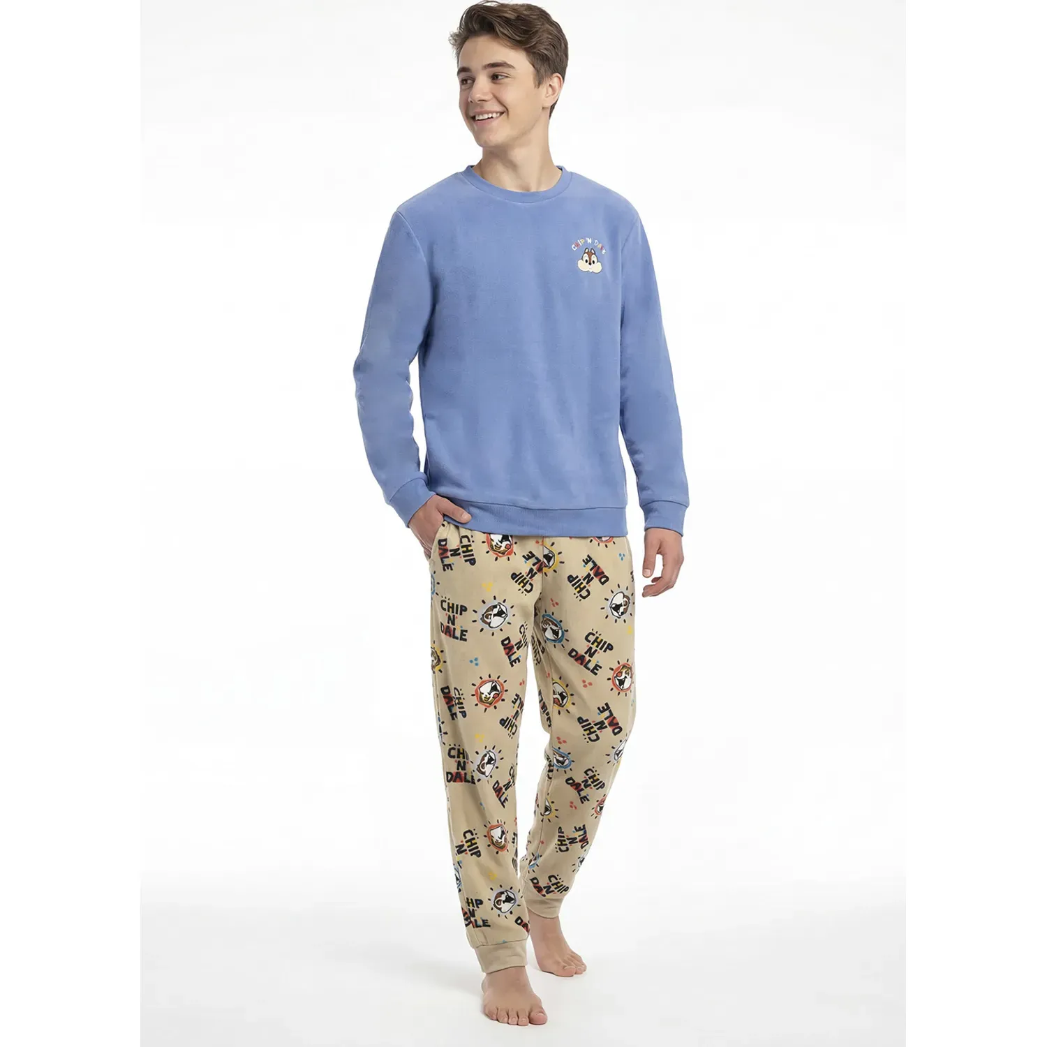 Pijama Kayser Jovencito Pantalon Polar color azul | Platanitos