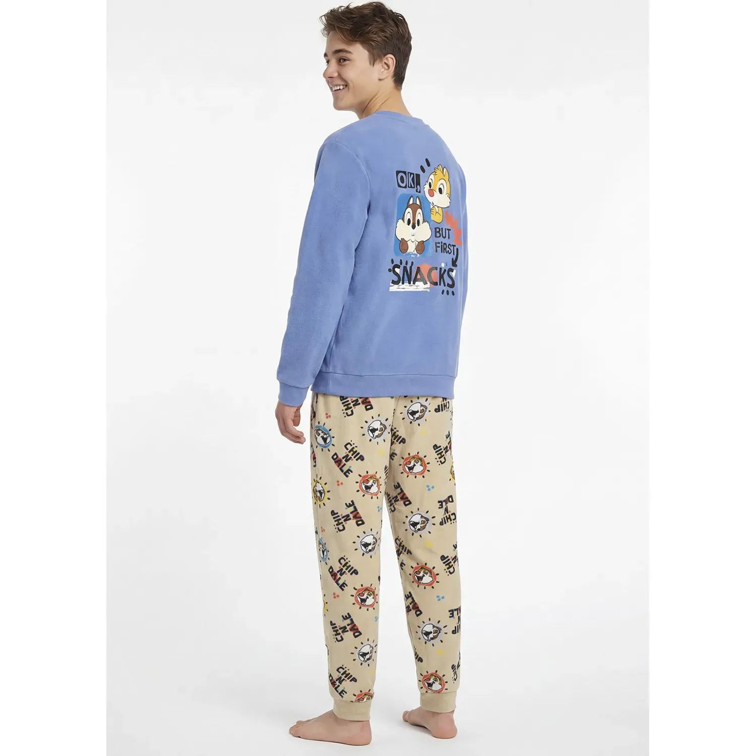 Pijama Kayser Jovencito Pantalon Polar color azul | Platanitos