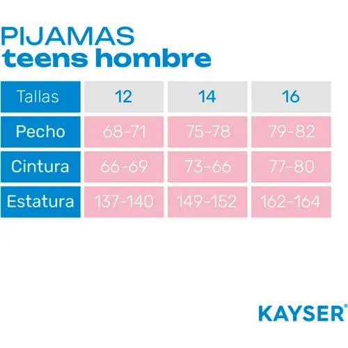 Kayser Pijama Jovencito Pantalon Polar