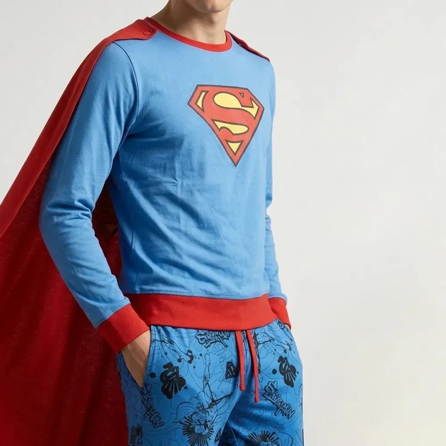 Pijama Kayser Jovencito Pantalon Polar color azul | Platanitos