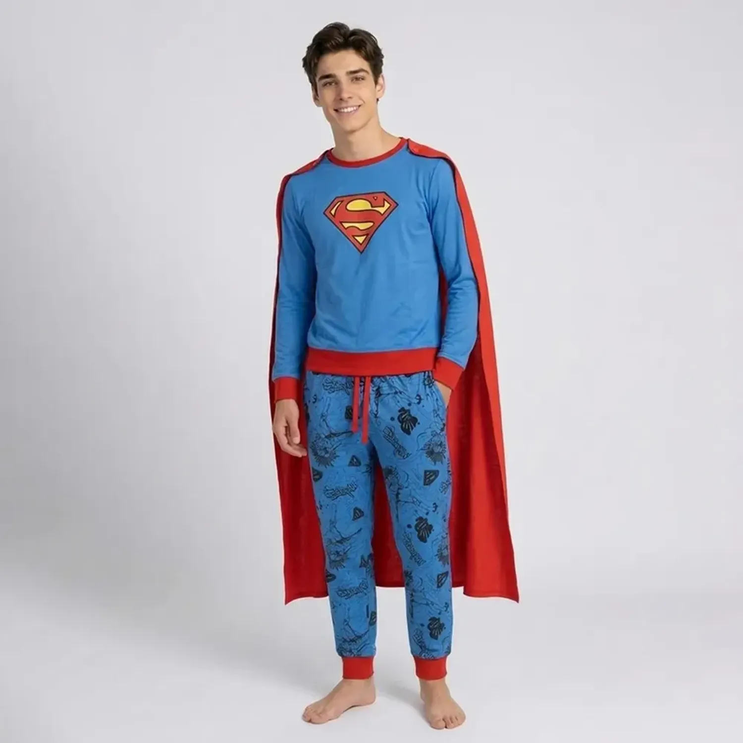 Pijama Kayser Jovencito Pantalon Polar color azul | Platanitos