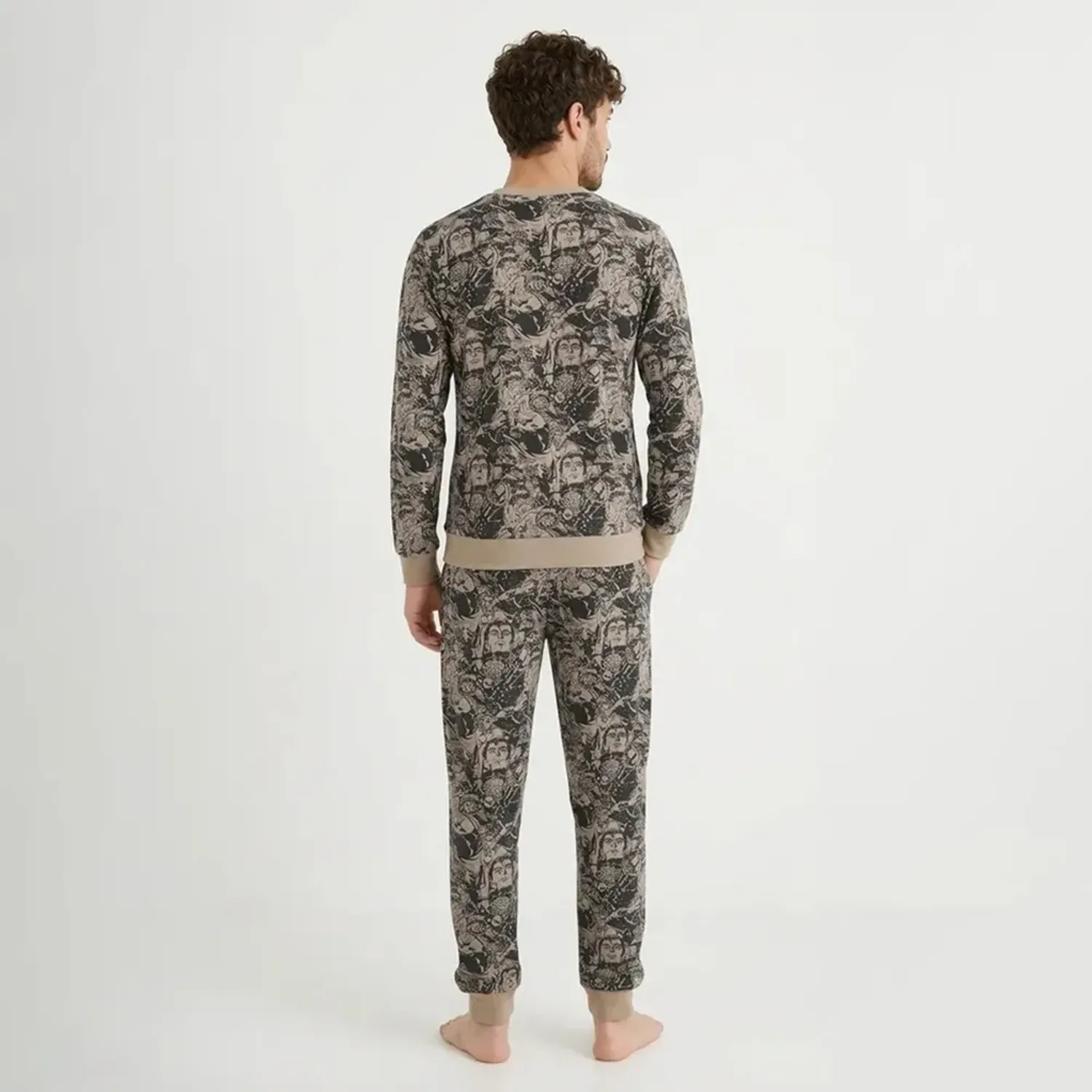 Pijama Kayser Jovencito Pantalon Polar color café | Platanitos