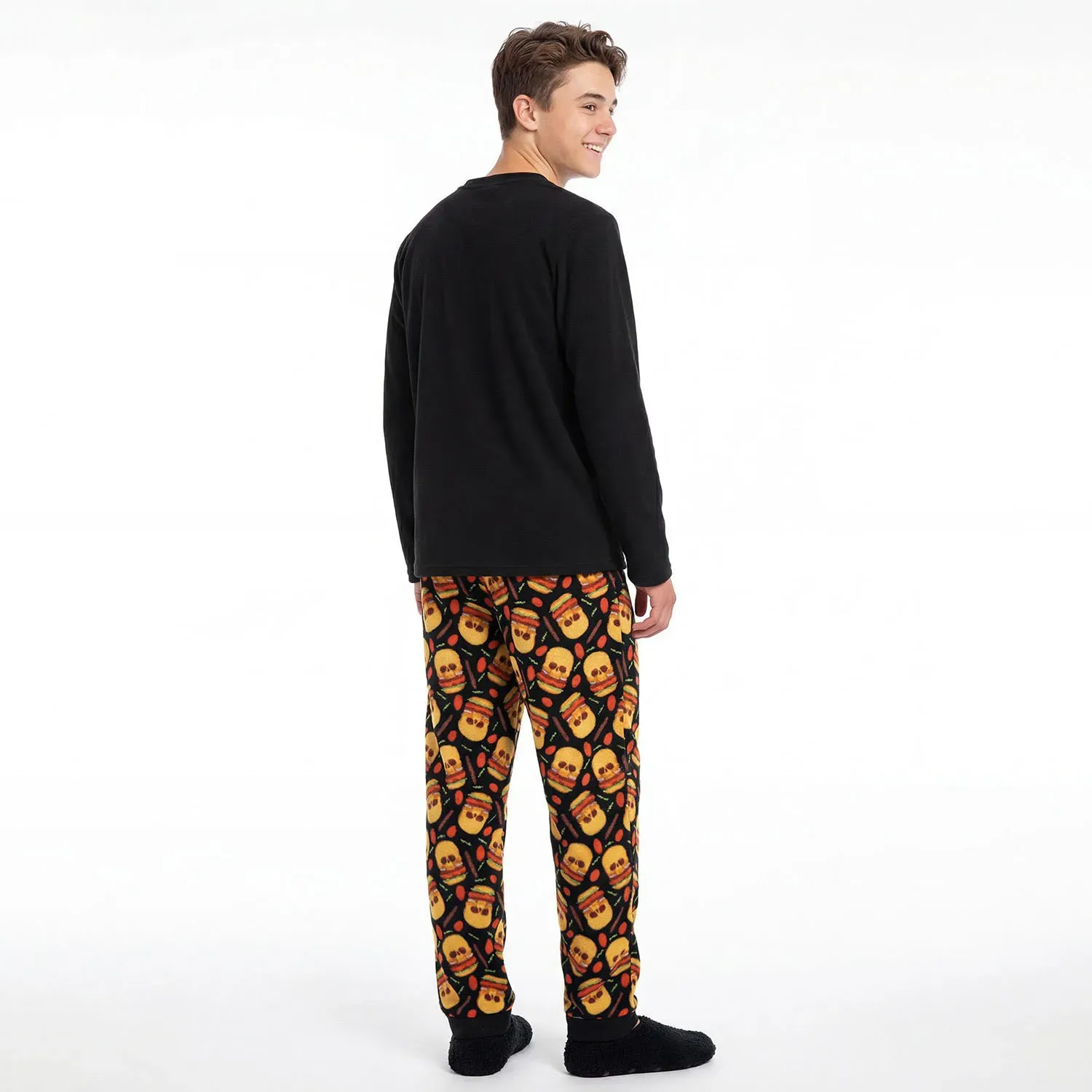 Kayser Pijama Kayser Jovencito Pantalon Polar color negro | Platanitos