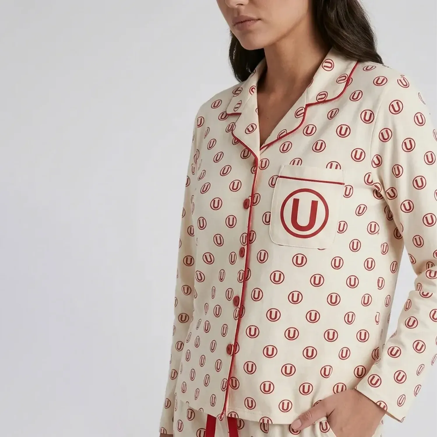 Pijama Kayser Mujer Pantalon Algodon color beige | Platanitos