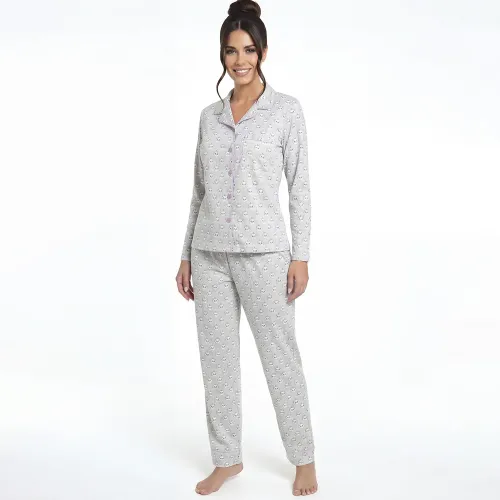 Pijama Kayser Mujer Pantalon Algodon color gris | Platanitos