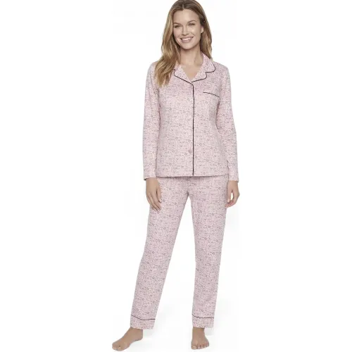 Pijama Kayser Mujer Pantalon Algodon color rosado | Platanitos