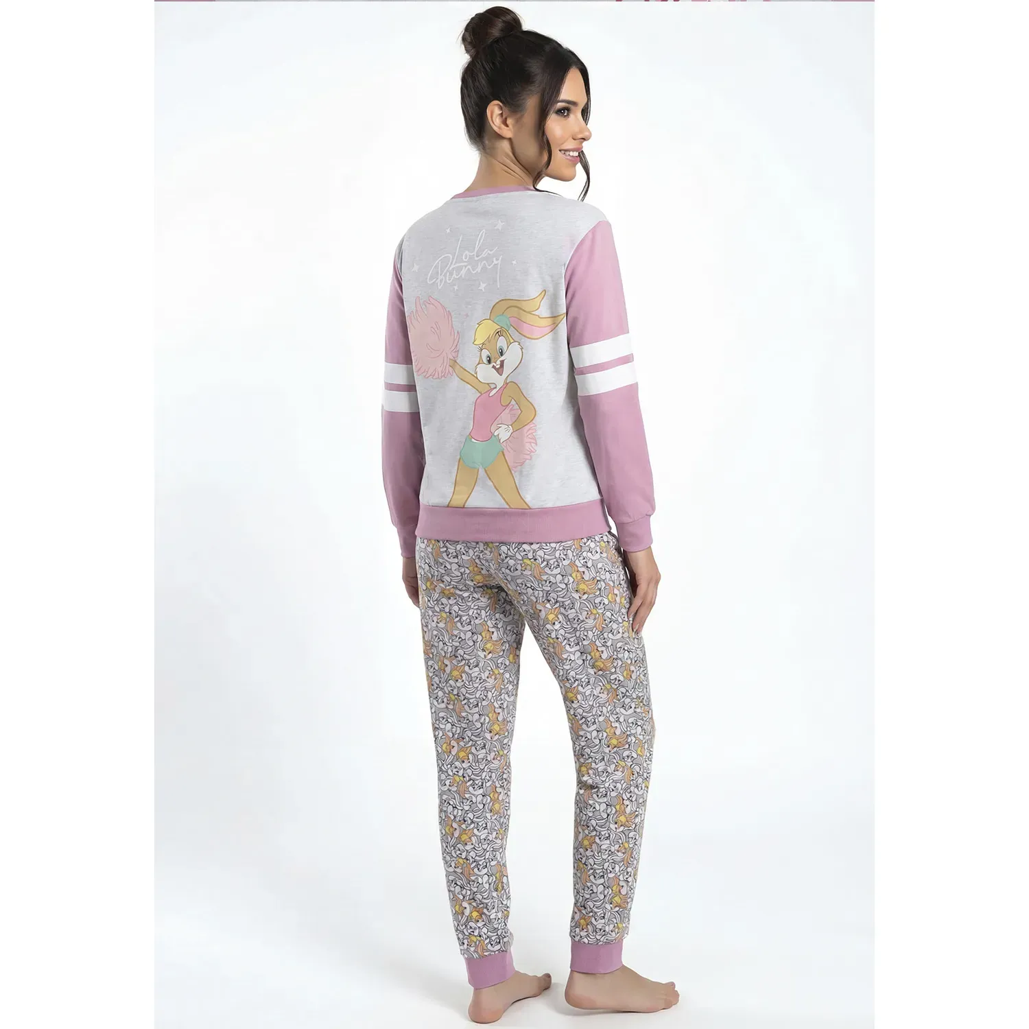 Pijama Kayser Mujer Pantalon Algodon color rosado | Platanitos