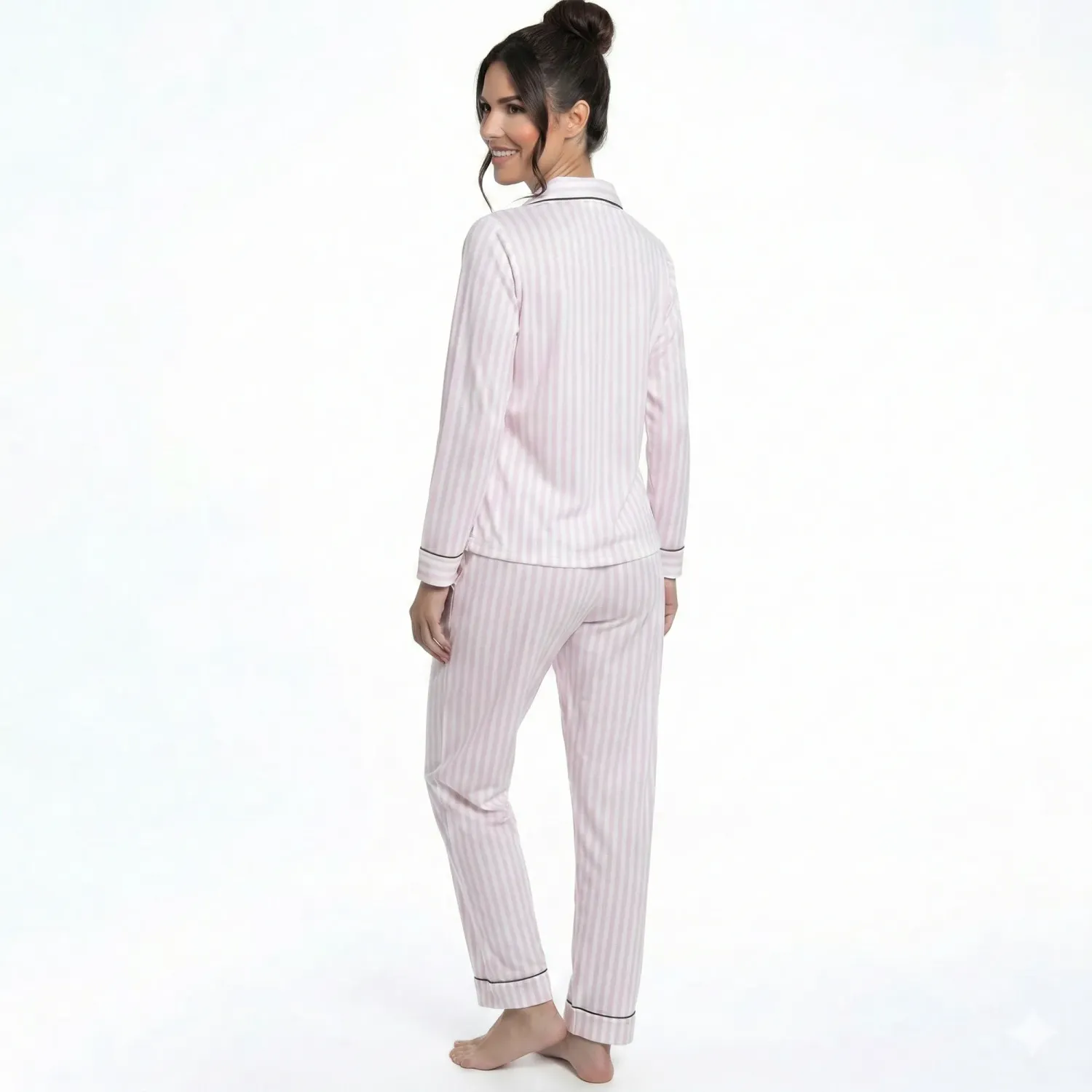 Pijama Kayser Mujer Pantalon Algodon color rosado | Platanitos