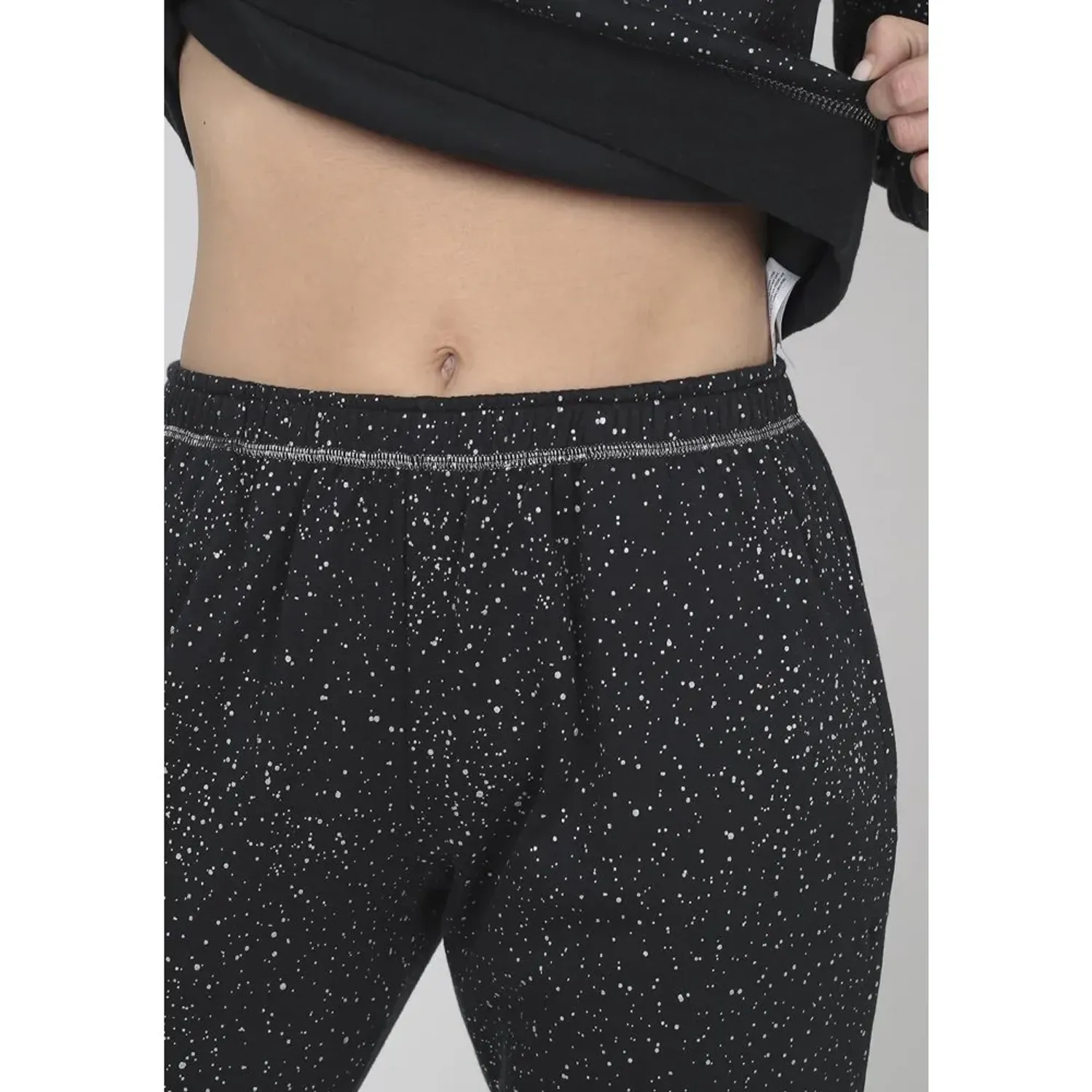 Pijama Kayser Mujer Pantalon Algodon color negro | Platanitos