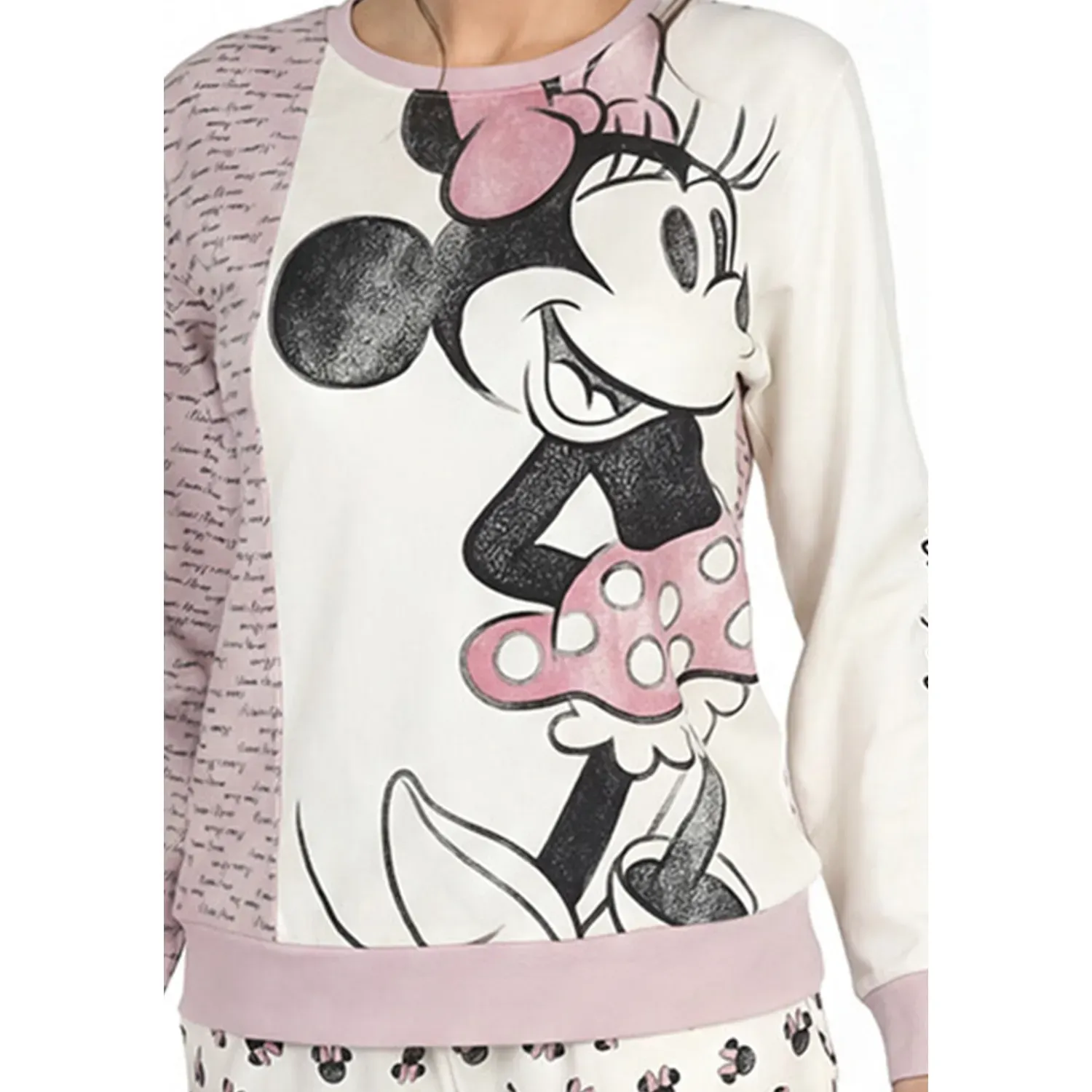 Pijama Kayser Mujer Pantalon French Terry color rosado | Platanitos