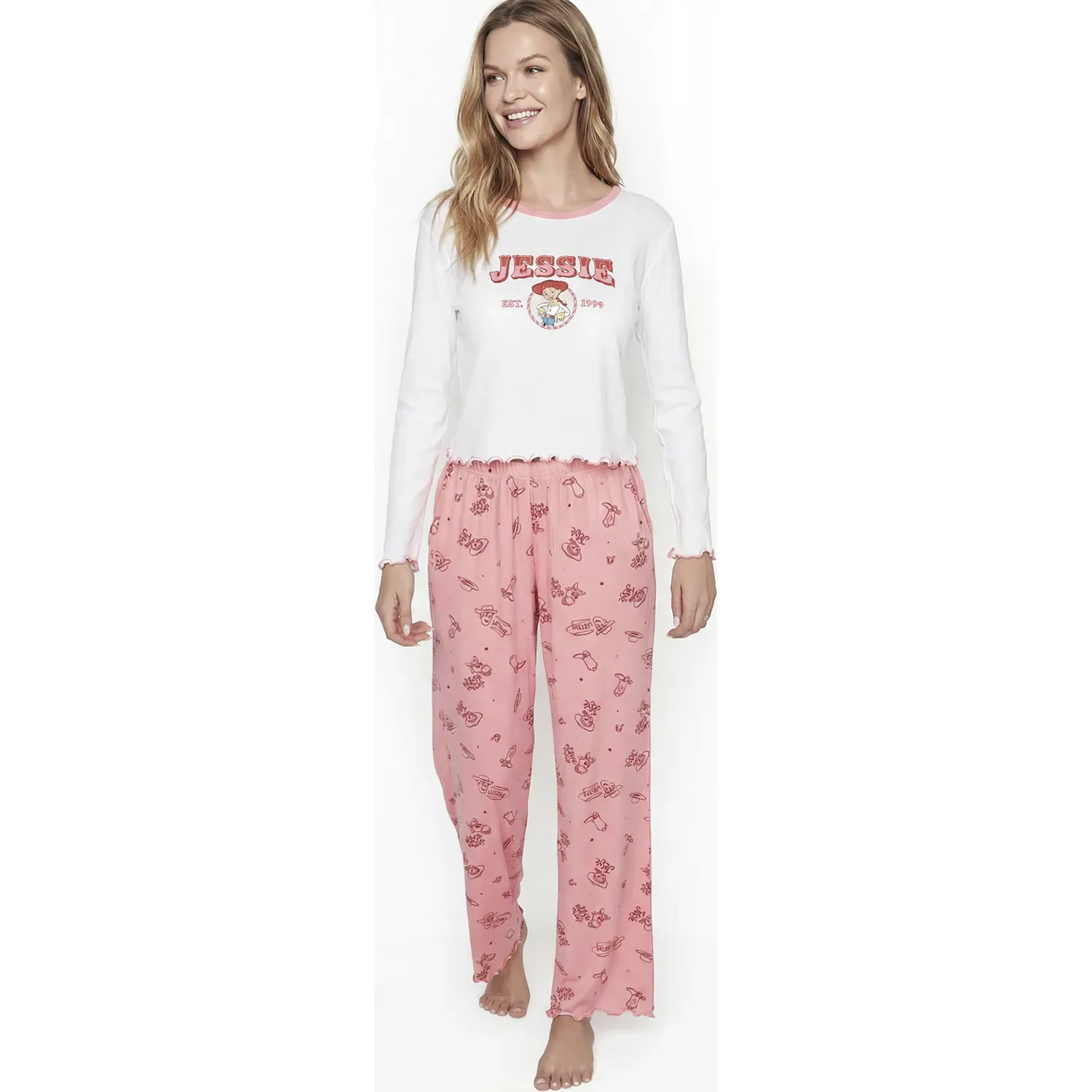 Pijama Kayser Mujer Pantalon Piel De Durazno color coral | Platanitos