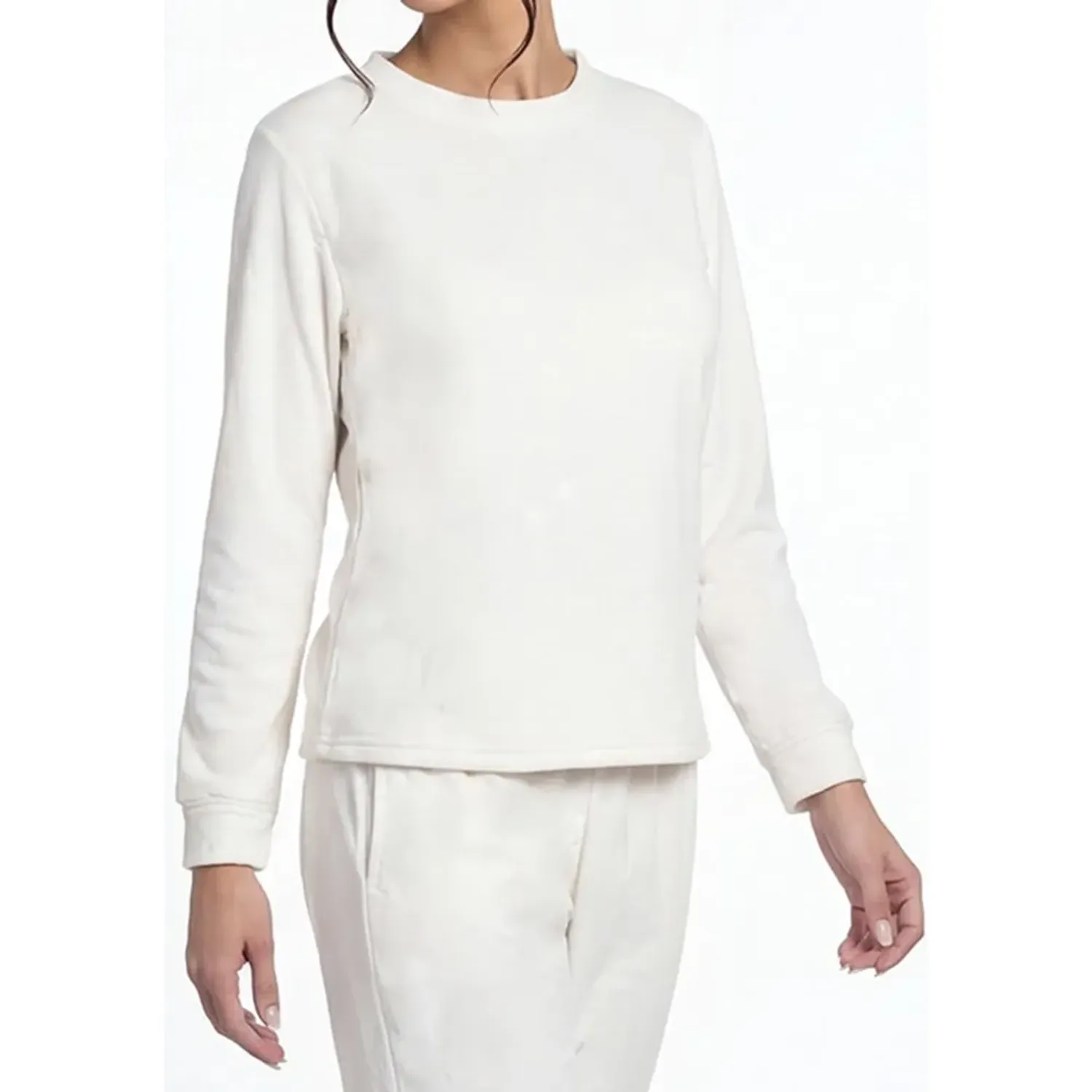 Pijama Kayser Mujer Pantalon Plush color marfil | Platanitos