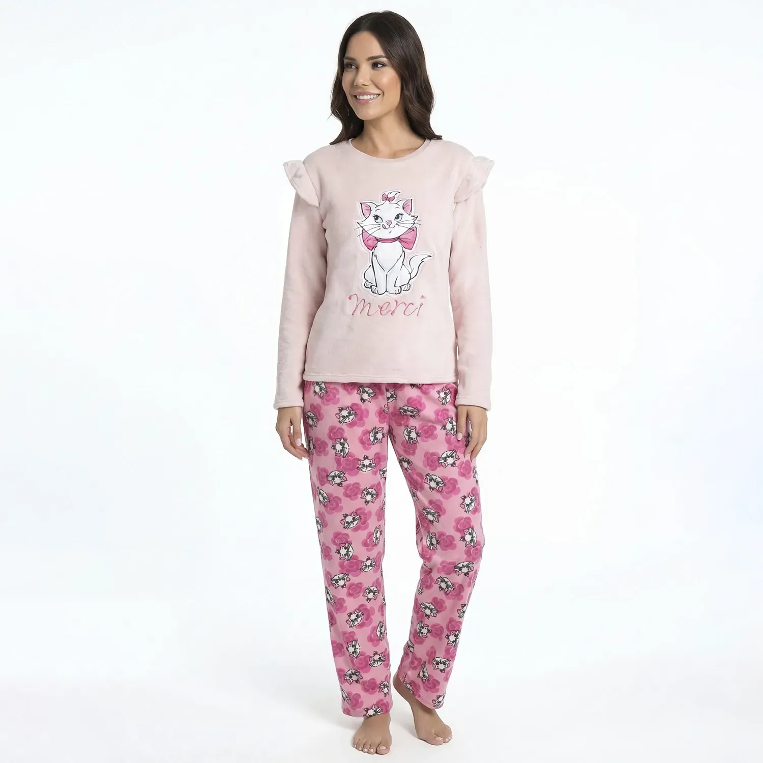 Pijama Kayser Mujer Pantalon Polar color rosado | Platanitos