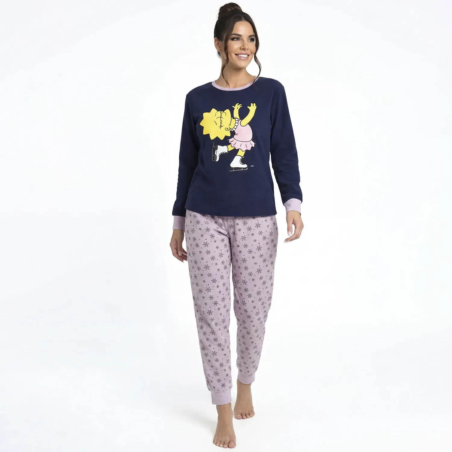 Kayser Pijama Kayser Mujer Pantalon Polar color azul | Platanitos