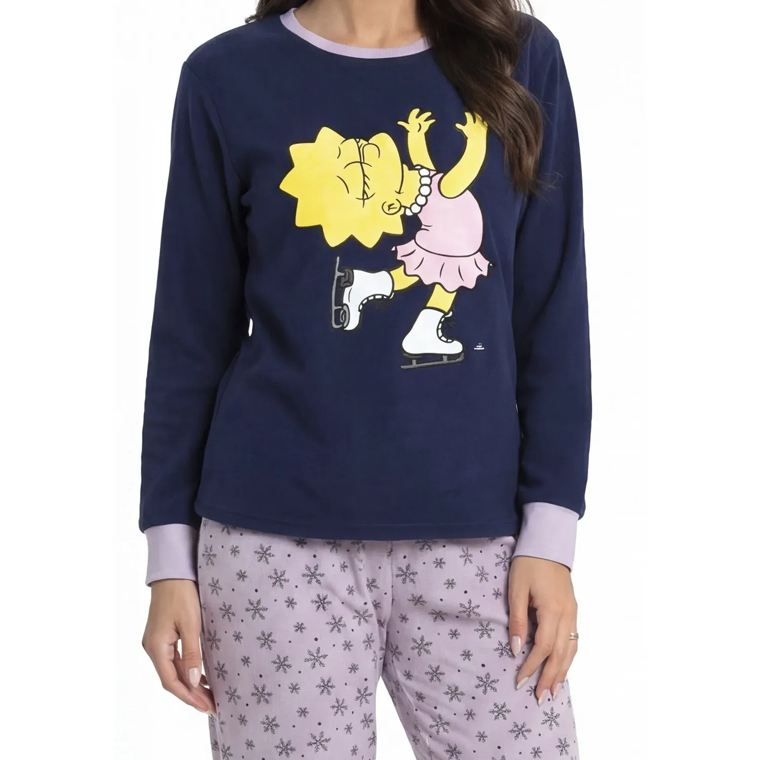 Kayser Pijama Kayser Mujer Pantalon Polar color azul | Platanitos