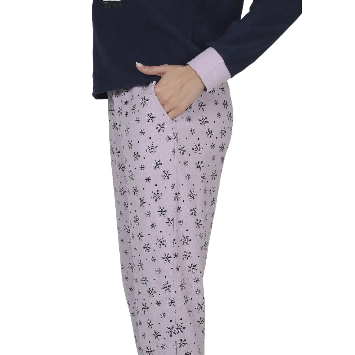 Kayser Pijama Kayser Mujer Pantalon Polar color azul | Platanitos