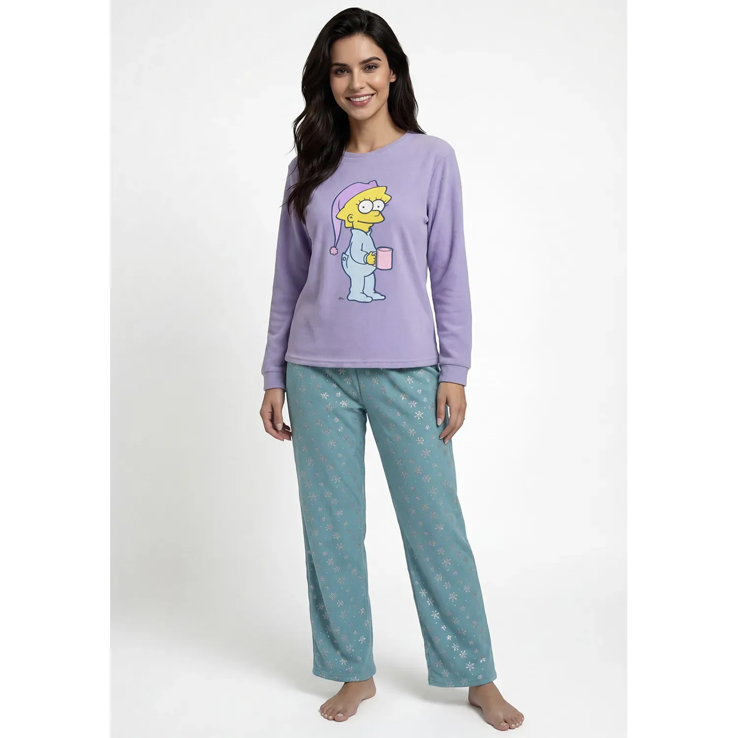 Pijama Kayser Mujer Pantalon Polar color lila | Platanitos