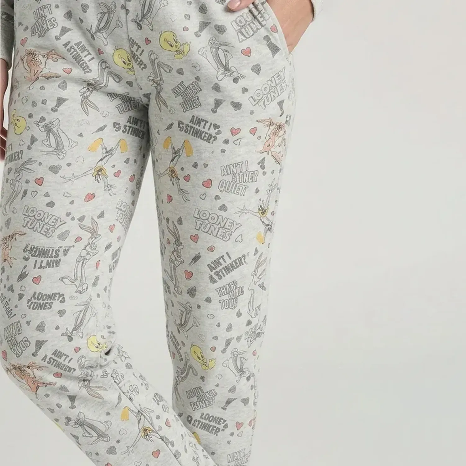 Pijama Kayser Mujer Pantalon Polar color gris | Platanitos