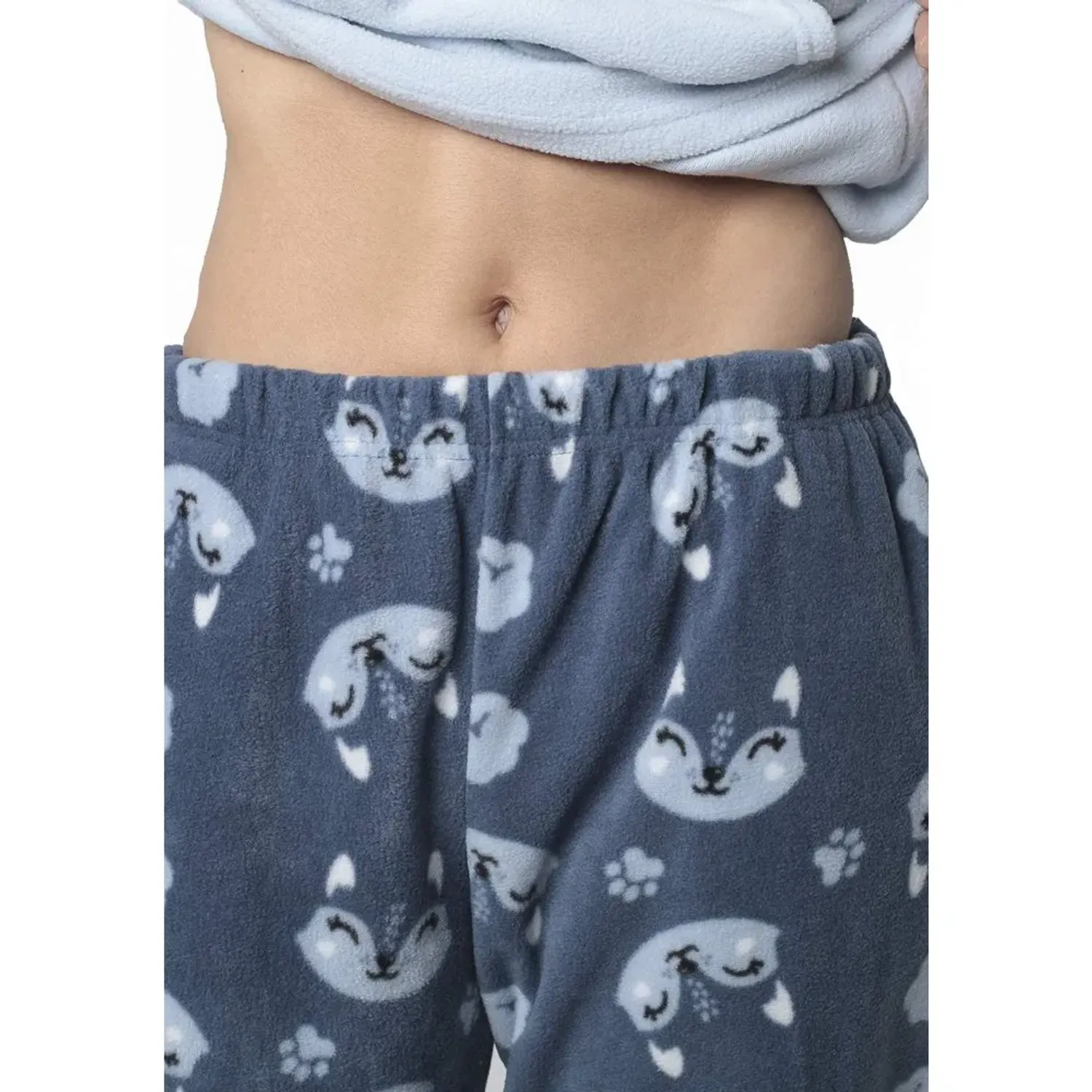 Pijama Kayser Mujer Pantalon Polar color azul | Platanitos