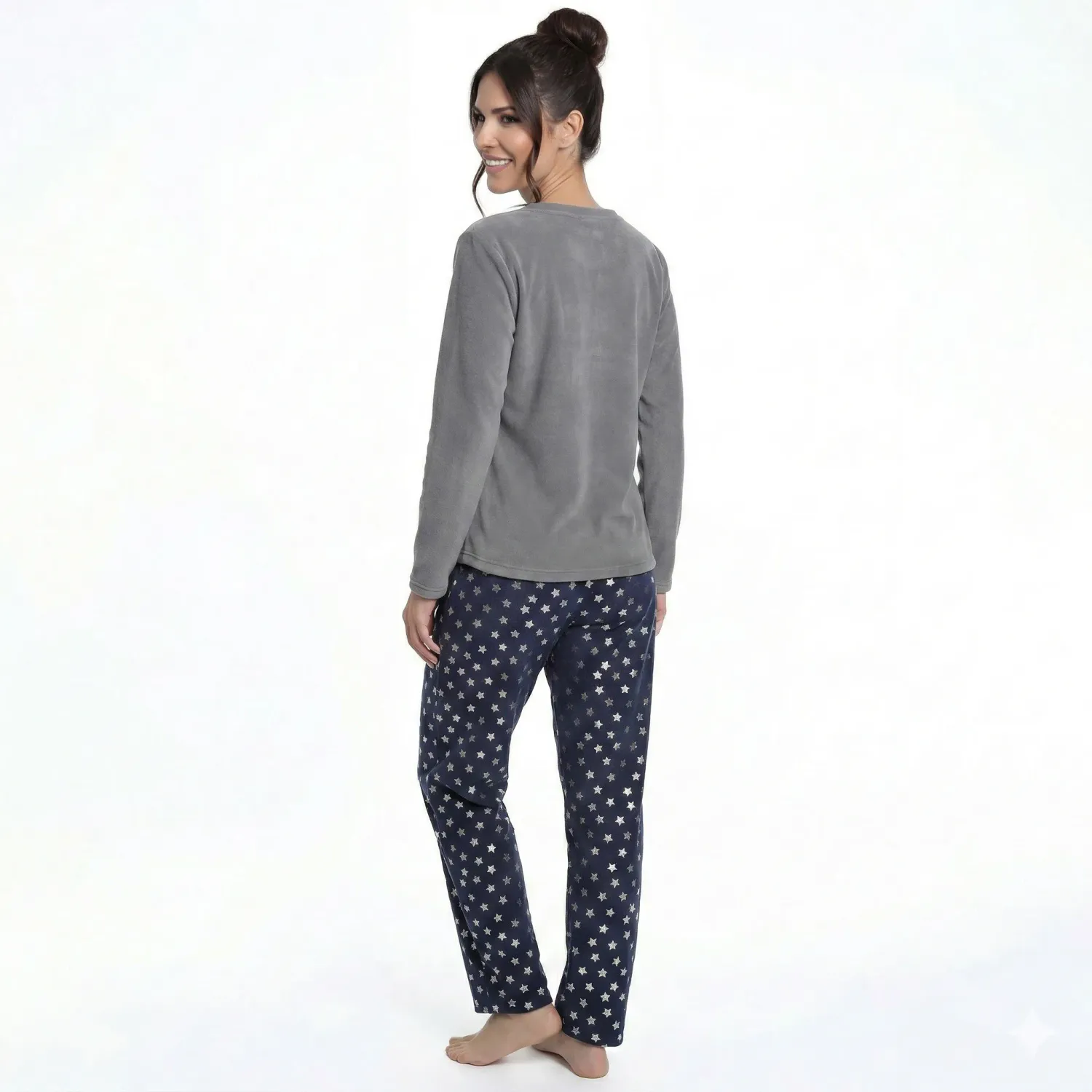 Pijama Kayser Mujer Pantalon Polar color azul | Platanitos