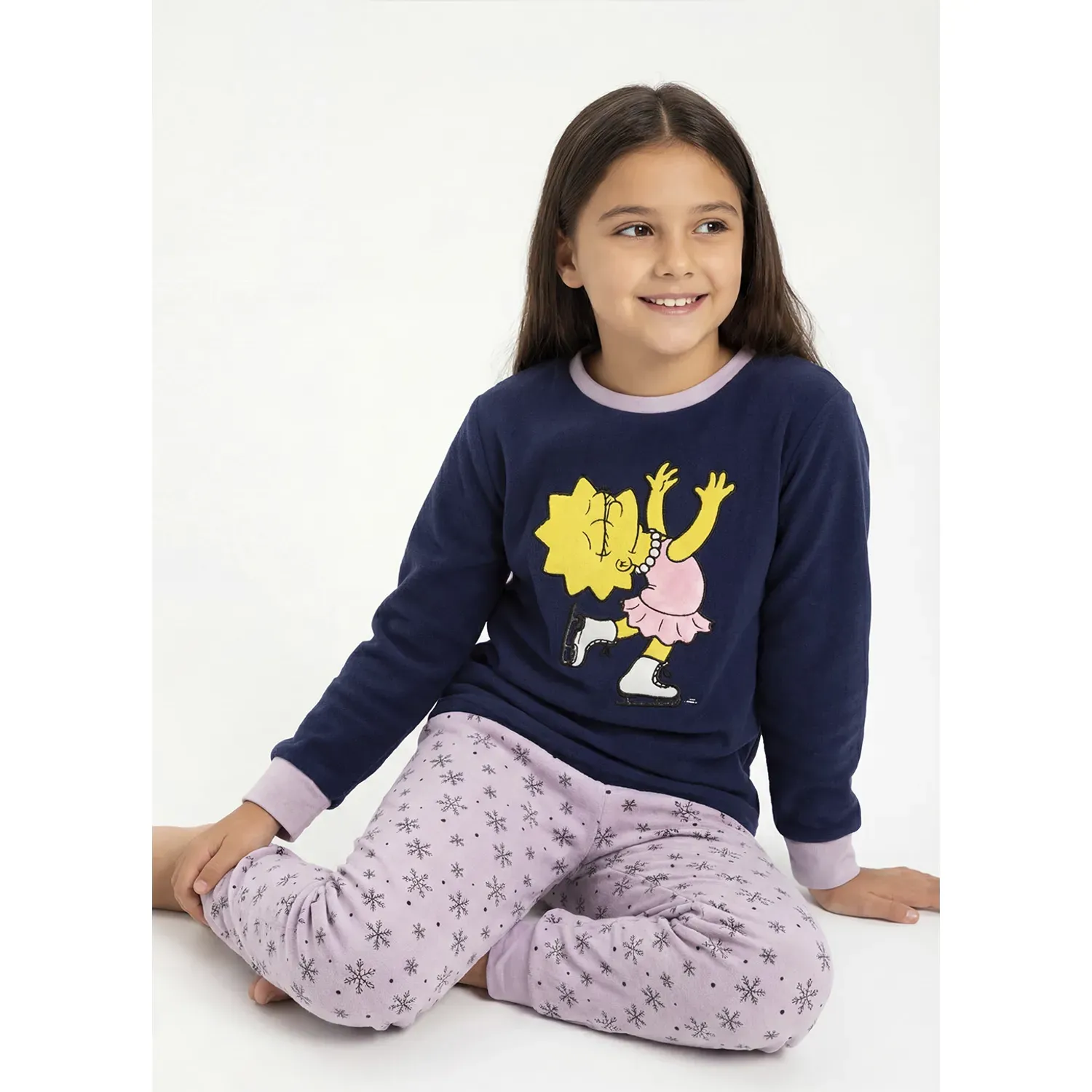 Pijama Kayser Niña Pantalon Algodon color rosado | Platanitos