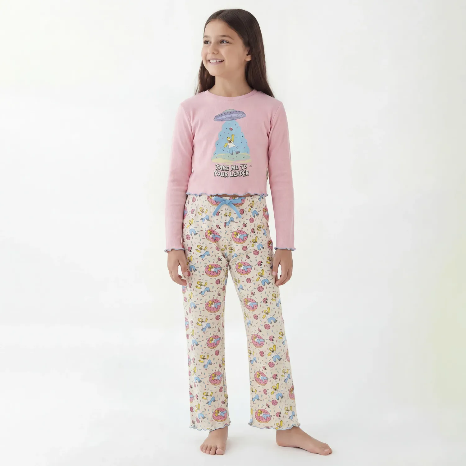 Kayser Pijama Kayser Niña Pantalon Algodon color rosado | Platanitos