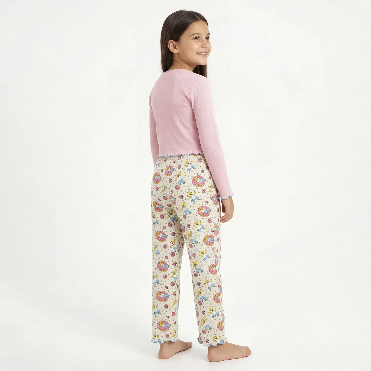 Kayser Pijama Kayser Niña Pantalon Algodon color rosado | Platanitos
