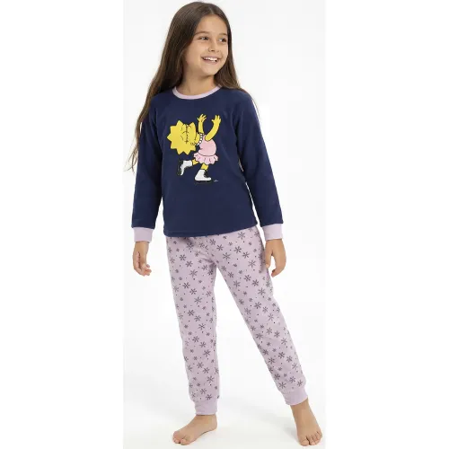 Pijama Kayser Niña Pantalon Algodon color rosado | Platanitos