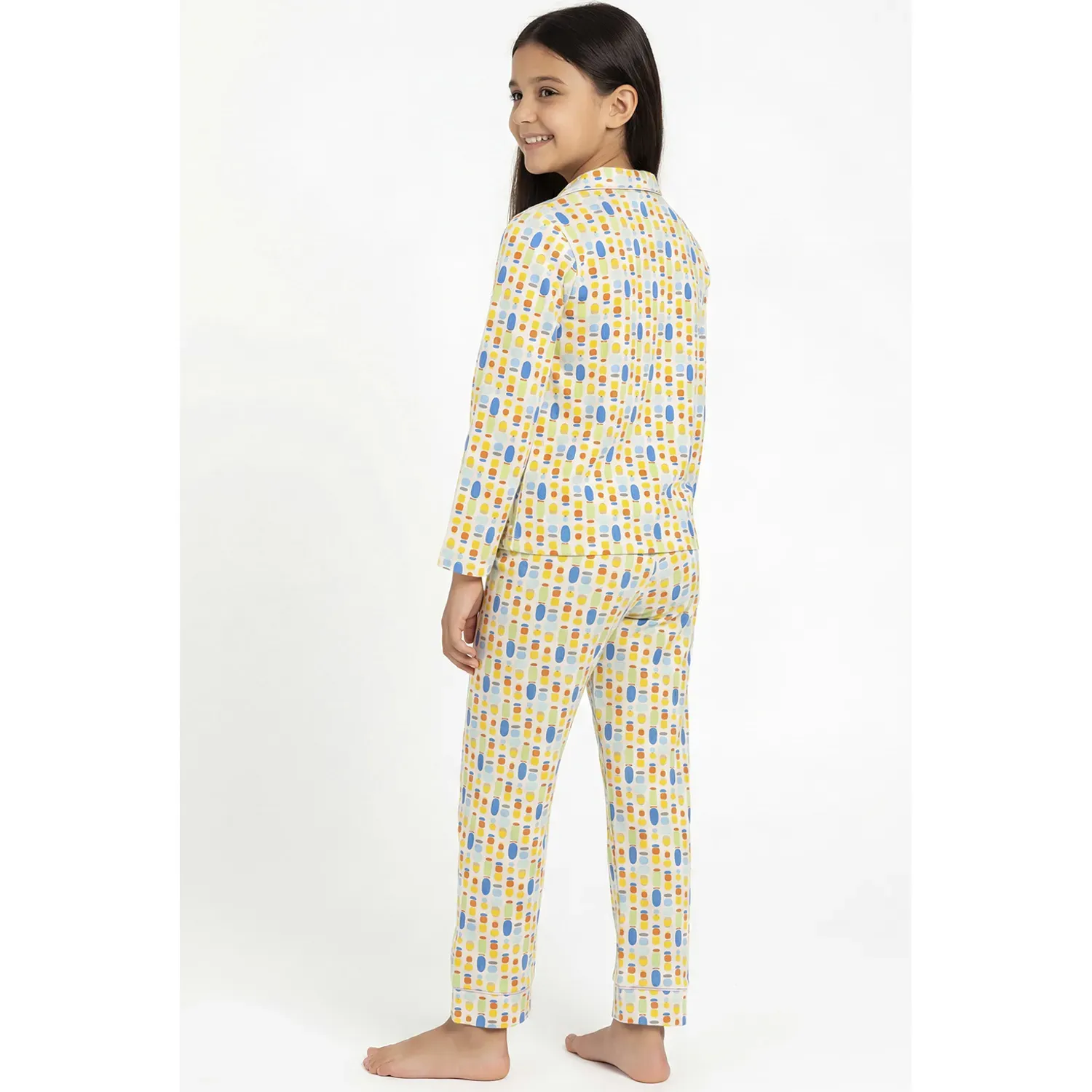 Pijama Kayser Niña Pantalon Algodon color blanco | Platanitos