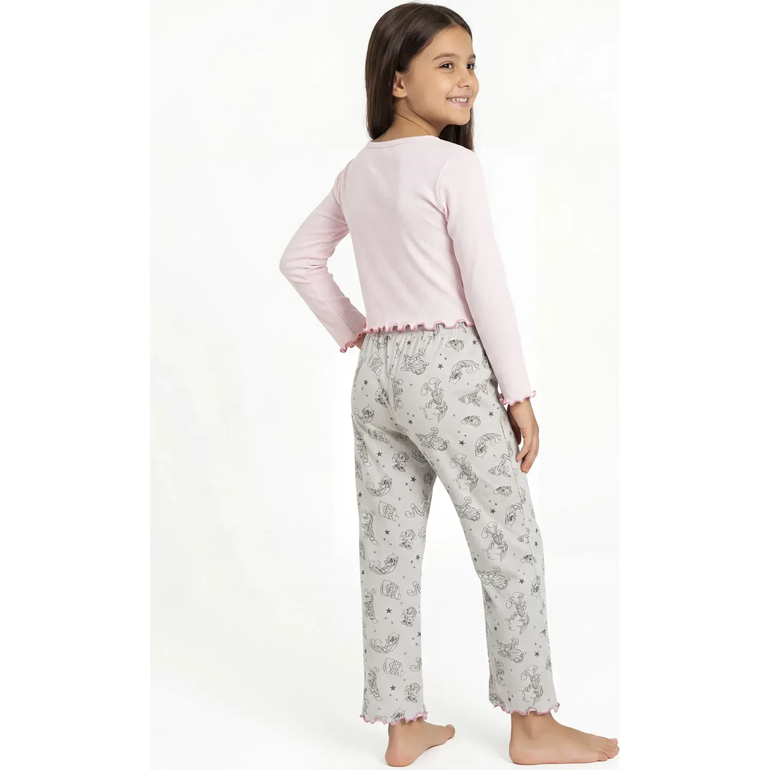 Pijama Kayser Niña Pantalon Algodon color rosado | Platanitos
