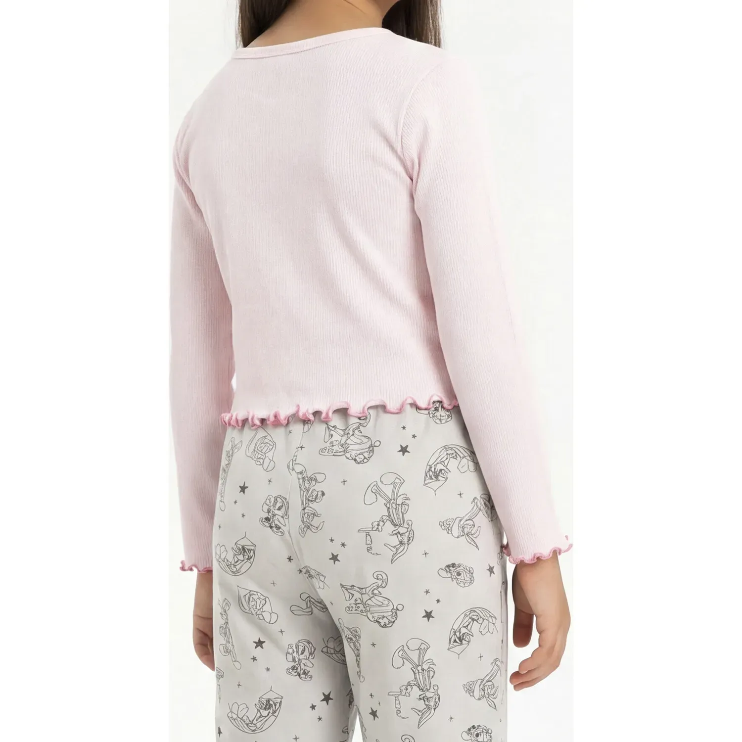 Pijama Kayser Niña Pantalon Algodon color rosado | Platanitos