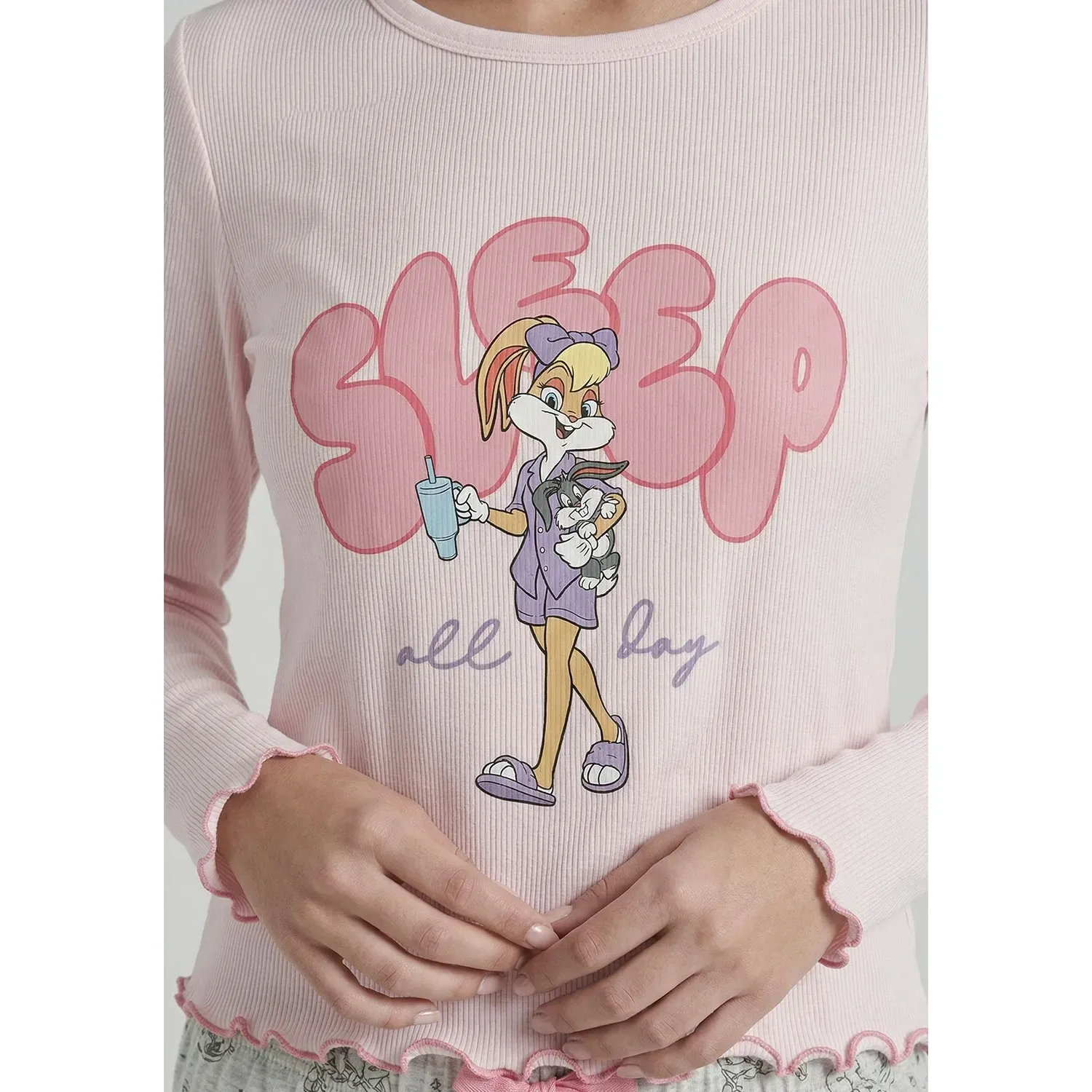Kayser Pijama Kayser Niña Pantalon Algodon color rosado | Platanitos
