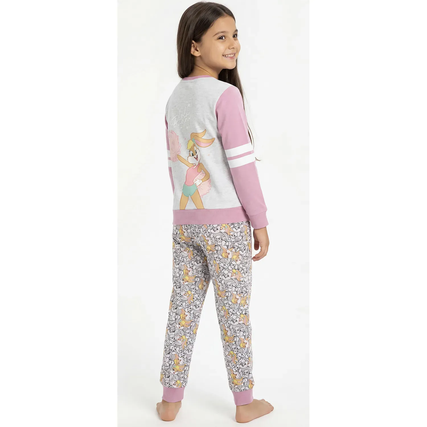 Pijama Kayser Niña Pantalon Algodon color rosado | Platanitos