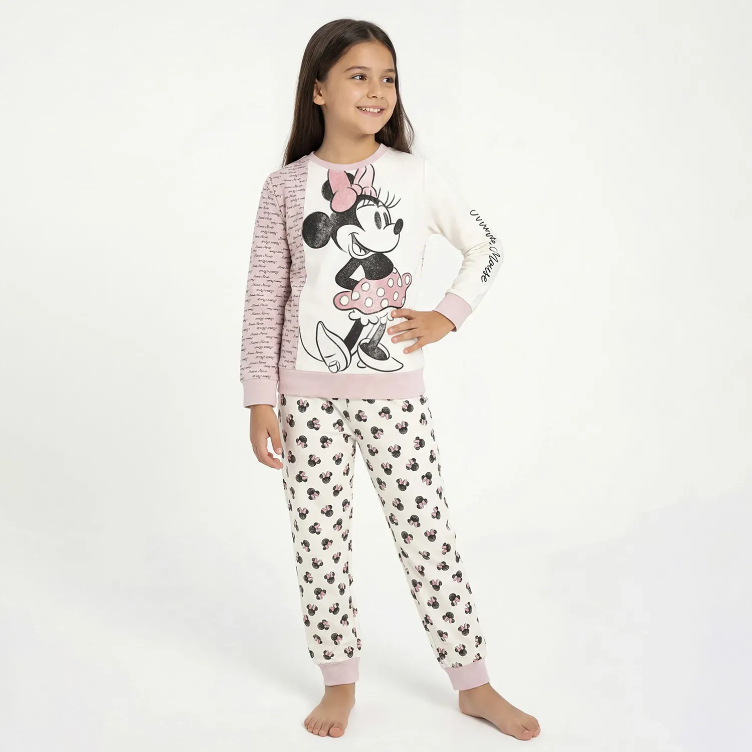 Kayser Pijama Kayser Niña Pantalon French Terry color rosado | Platanitos