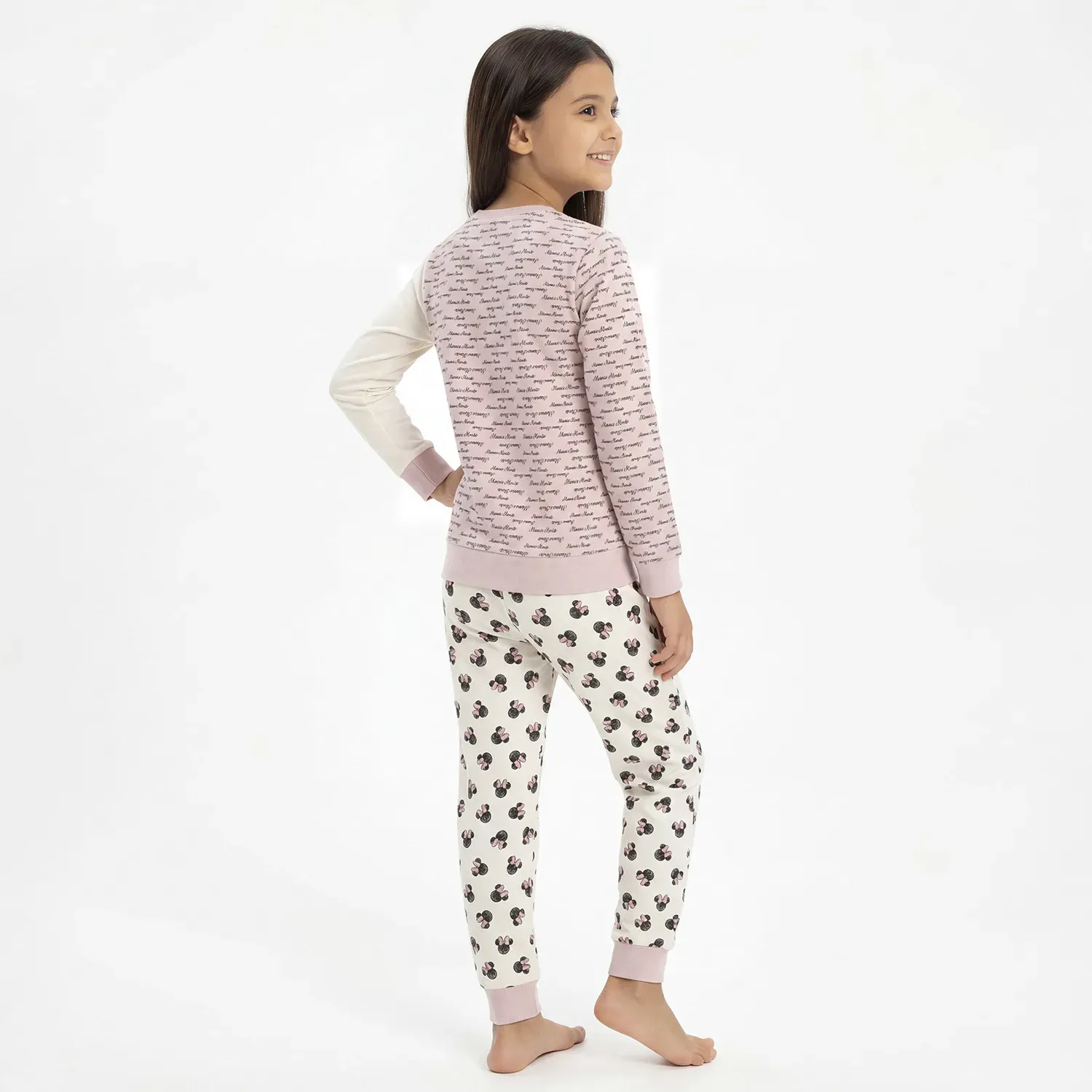 Kayser Pijama Kayser Niña Pantalon French Terry color rosado | Platanitos
